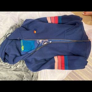 aviator nation zip up size small